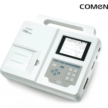 Электрокардиограф COMEN CM300 3 канальный ЖК-дисплей портативный
