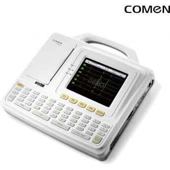 Электрокардиограф COMEN CM600 6 канальный цветной дисплей до 2 часов автономной работы